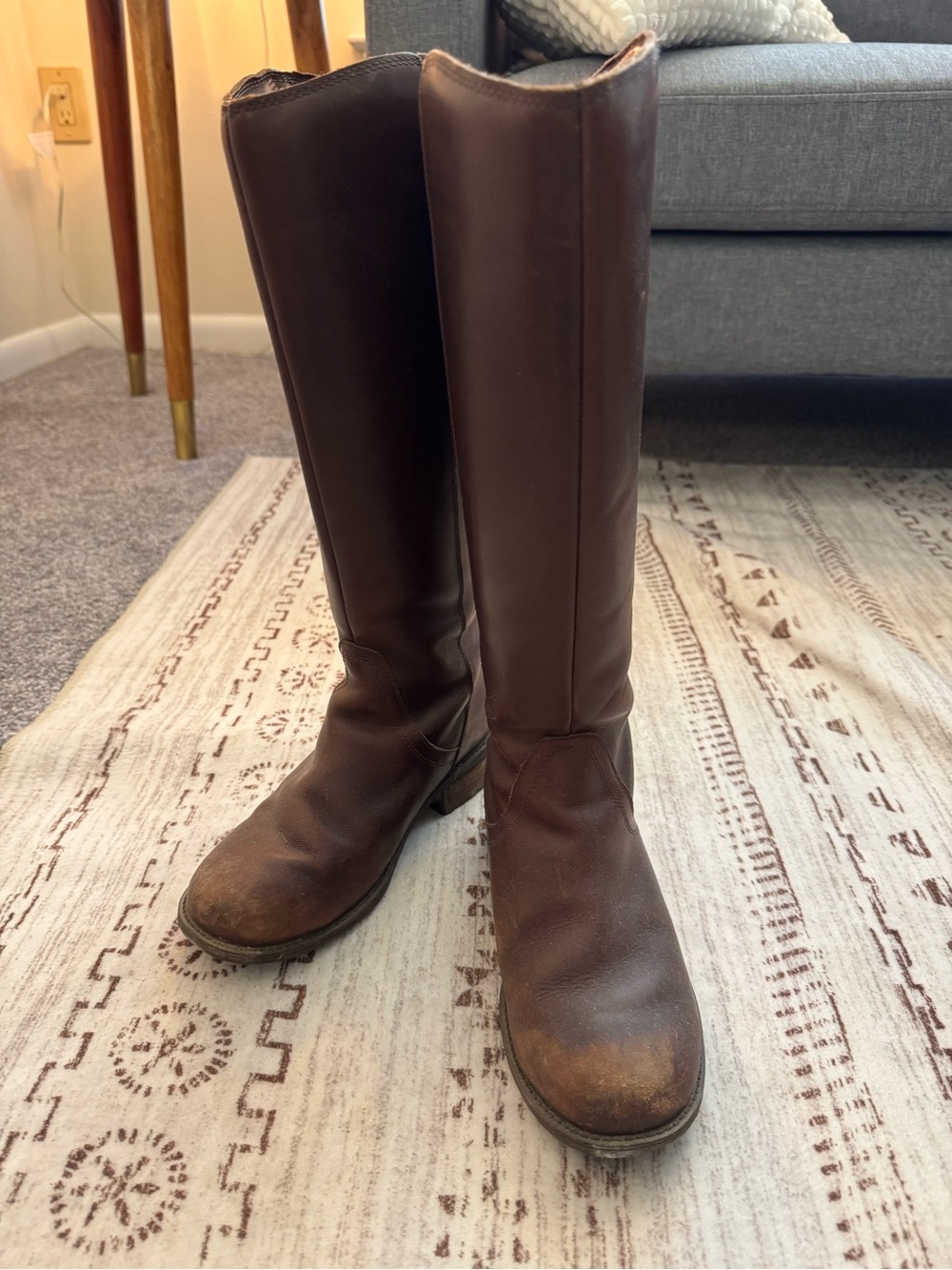 UGG Tall Brown Leather Boots
